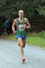 Matt Bond (Sale Harriers) leads on the 4th leg of the senior mens 6 stage relay at the ERRA Mens 6 and Womens 4 Stage Road Relays, Sutton Park, Birmingham Road Relays.